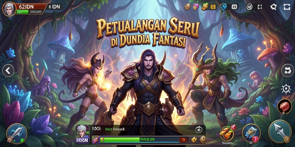 Gameplay seru di dunia petualangan 62IDN.