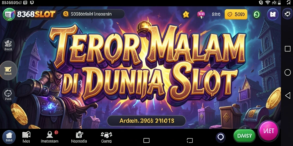 Gameplay menakutkan di dunia slot horor.