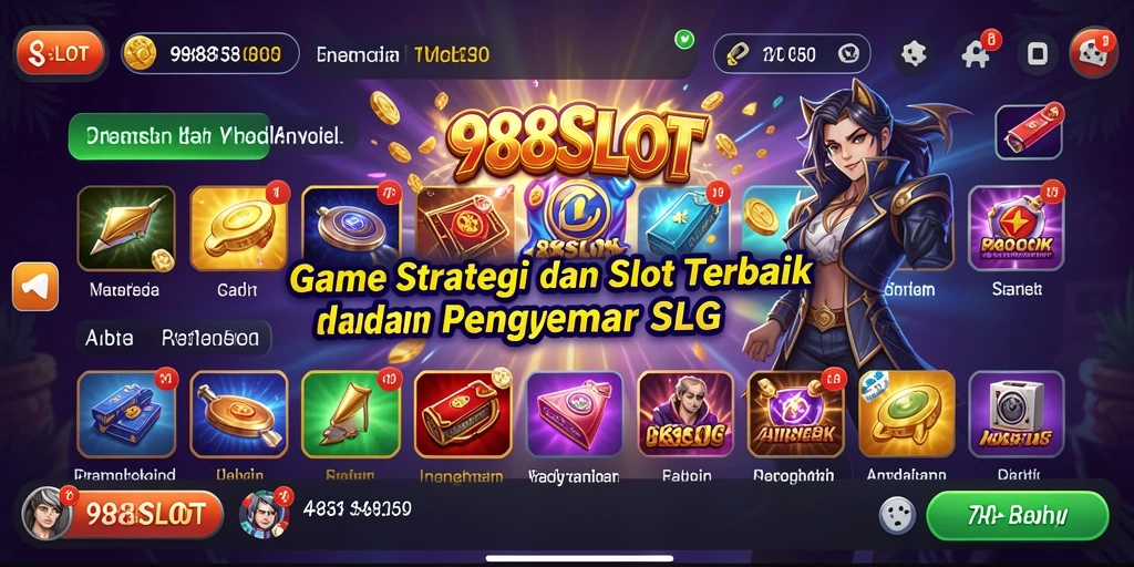 Tampilan gameplay menarik dari 988SLOT dengan elemen strategi dan slot.