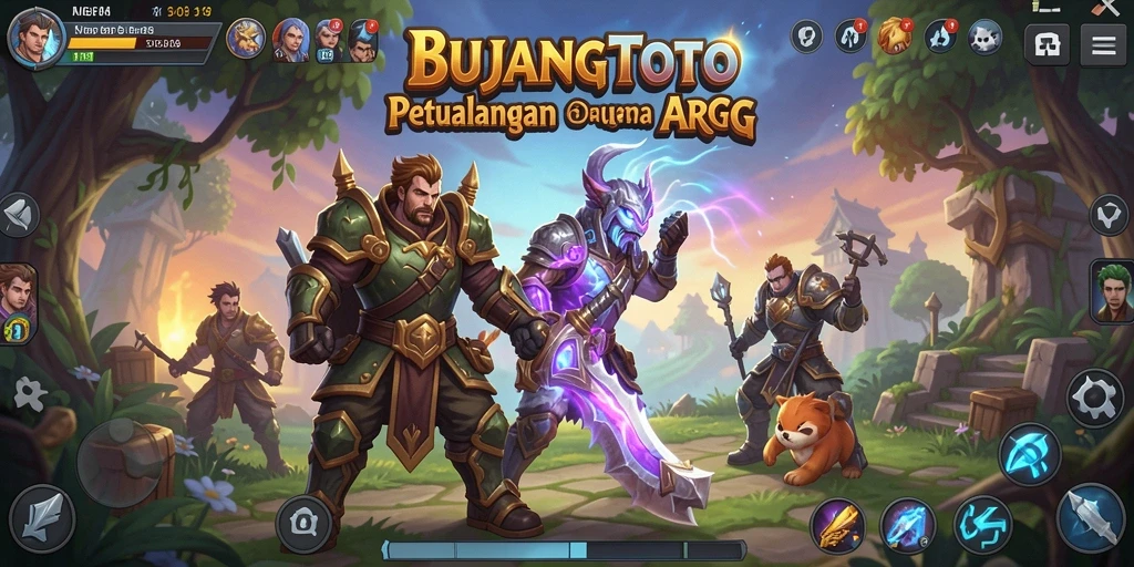 Tangkapan layar gameplay BUJANGTOTO menampilkan aksi seru dan grafis menawan.
