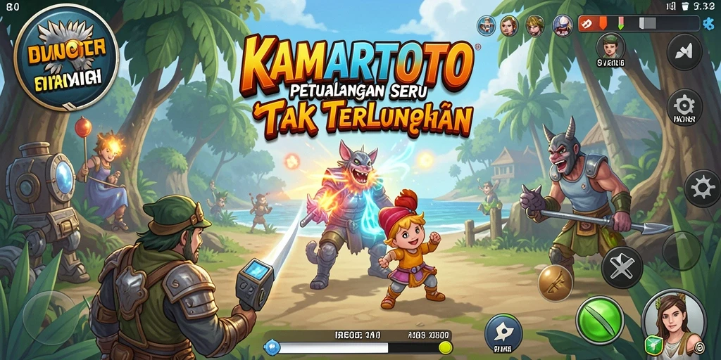 Tangkapan layar menunjukkan gameplay menegangkan di dunia petualangan.