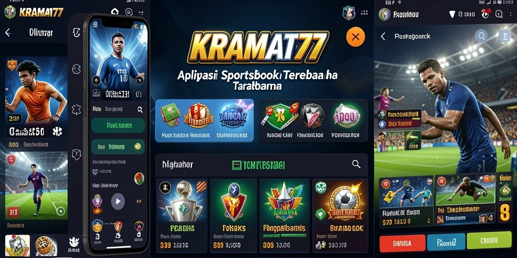 Tampilan gameplay KRAMAT77 dalam pertandingan Sportsbook.