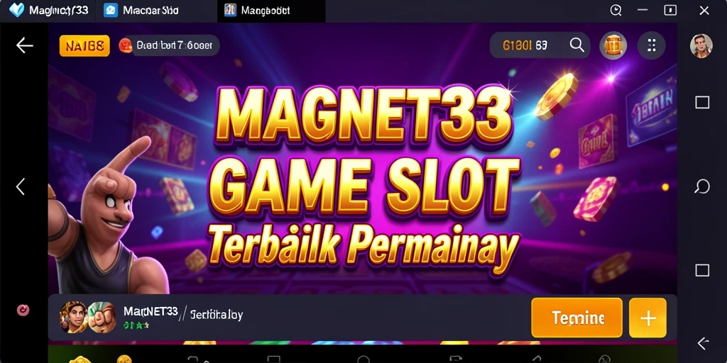 Tampilan menawan dari gameplay Slot MAGNET33 yang seru.