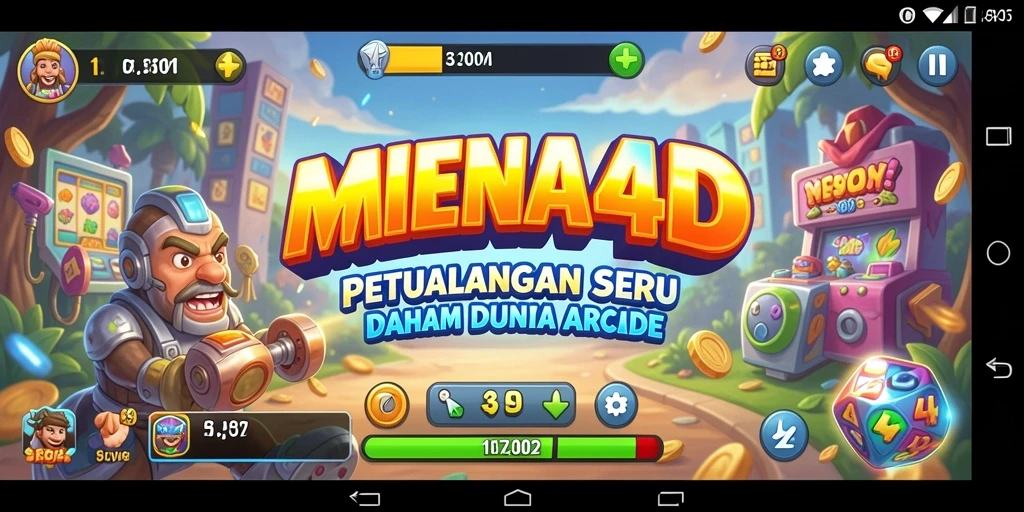 Tampilan gameplay seru dari MENARA4D dalam aksi.