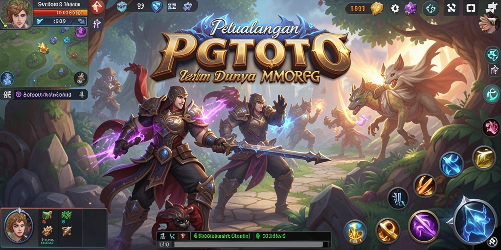 Tampilan gameplay seru di PGTOTO dengan aksi MMORPG yang mendebarkan.